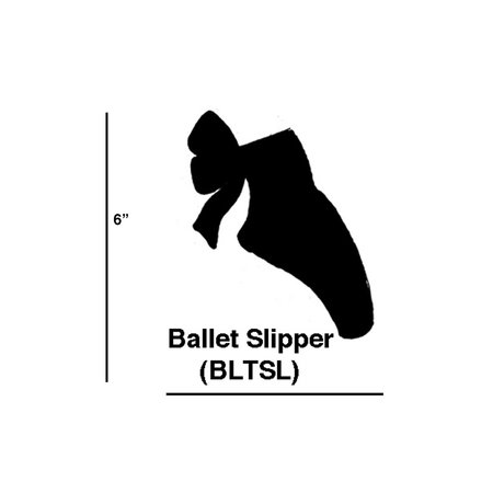 ELK STUDIO Ballet Slipper Cookie Cutters Set of 6 BLTSL/S6
